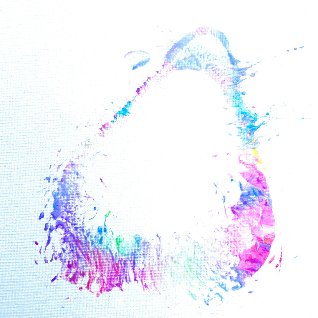 Multi color elephant kiss