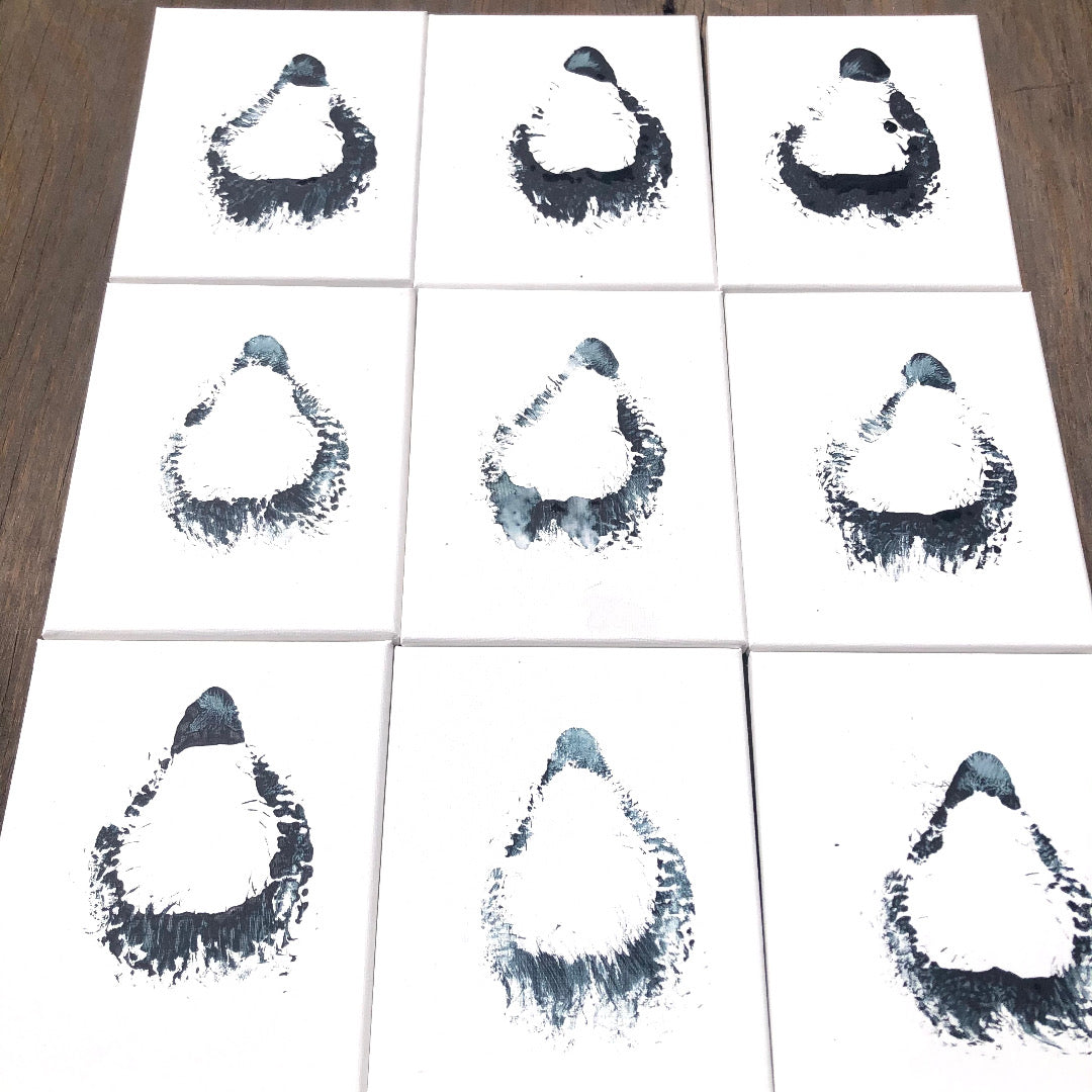 Elephant kiss print