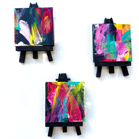 Miniature elephant painting
