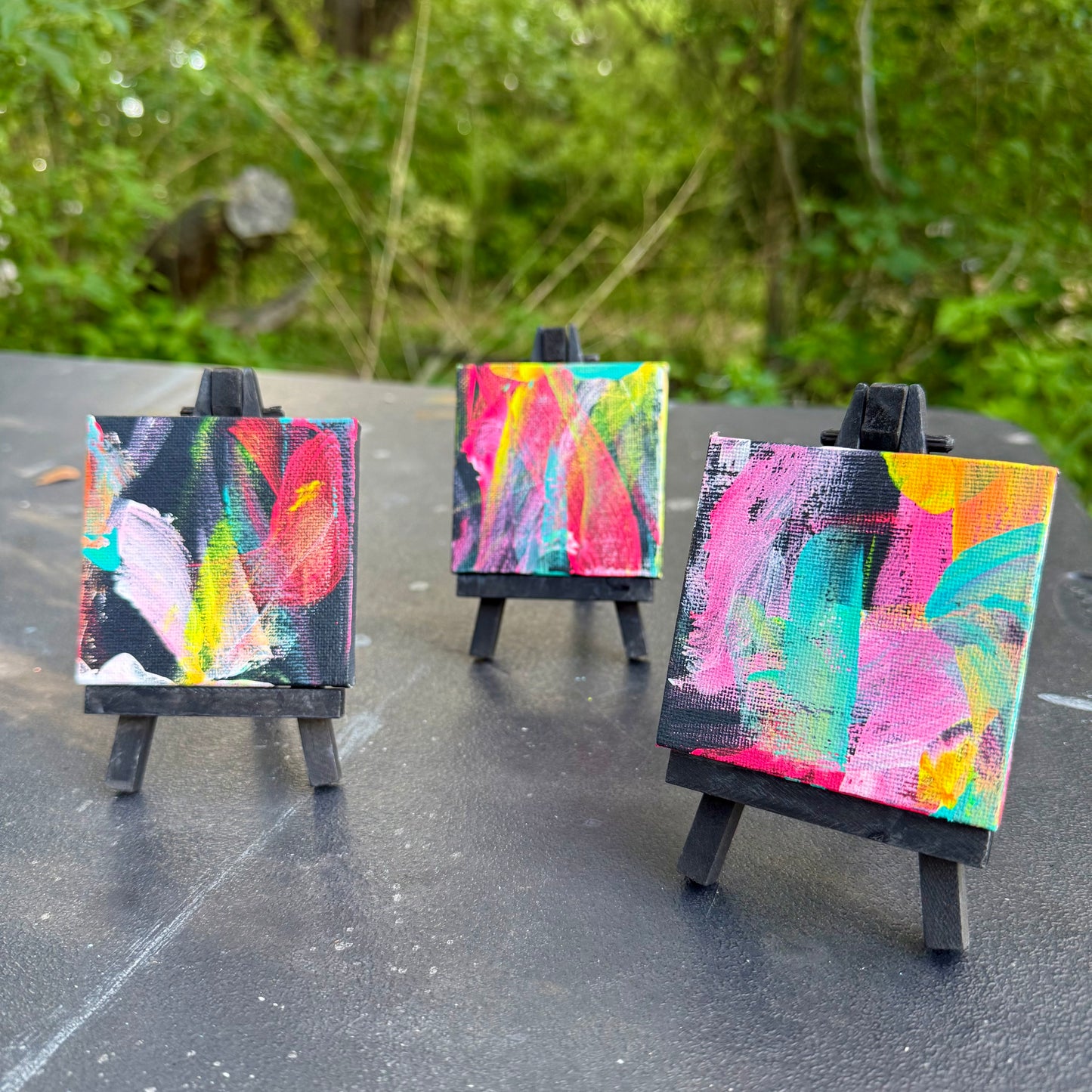 Miniature elephant painting