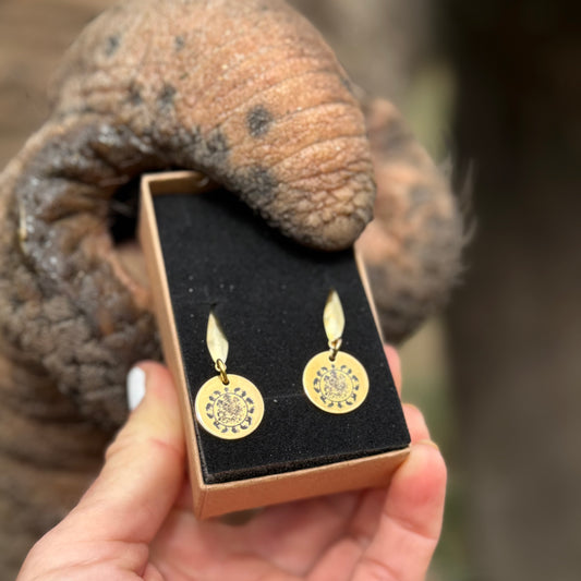Circle of elephants Earrings