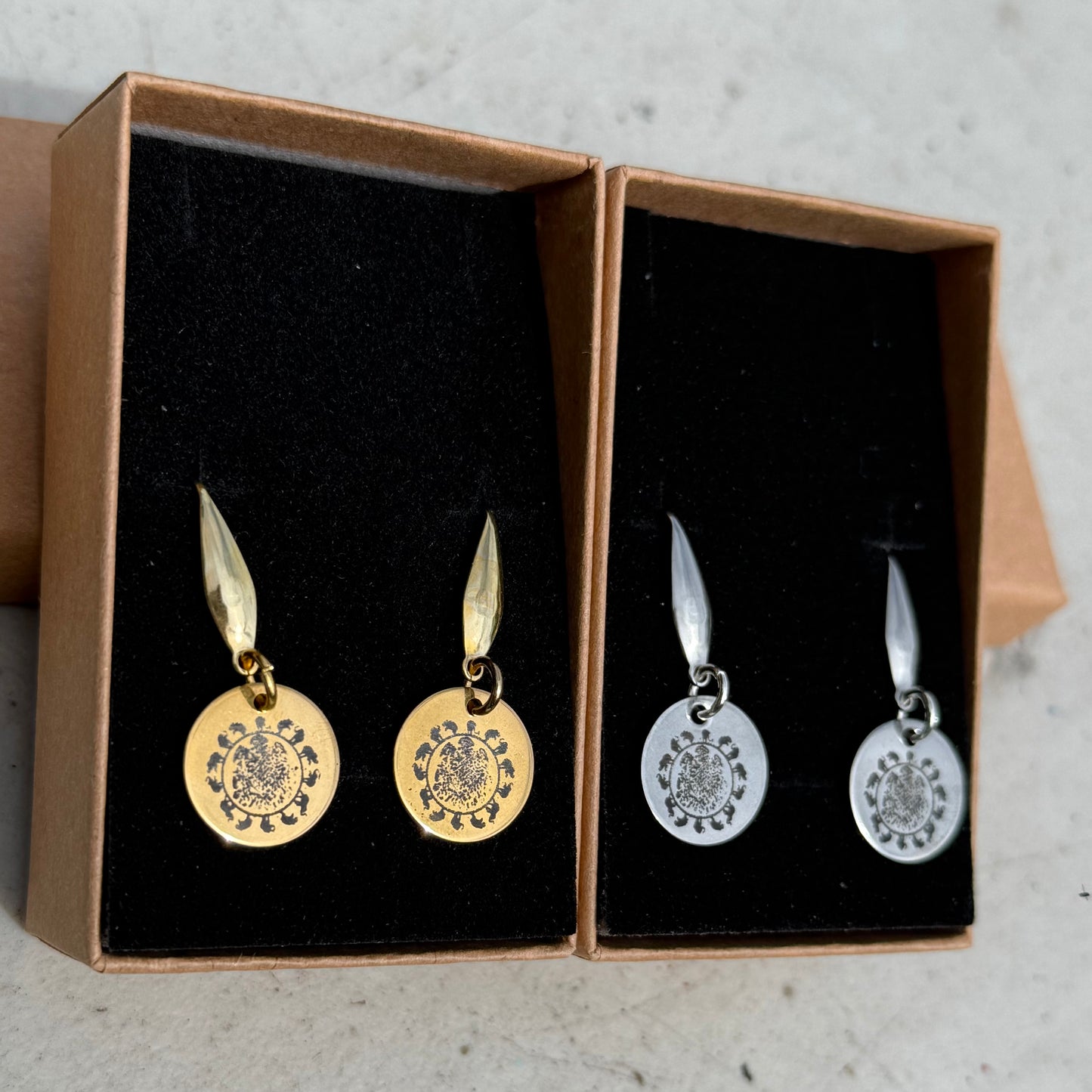 Circle of elephants Earrings