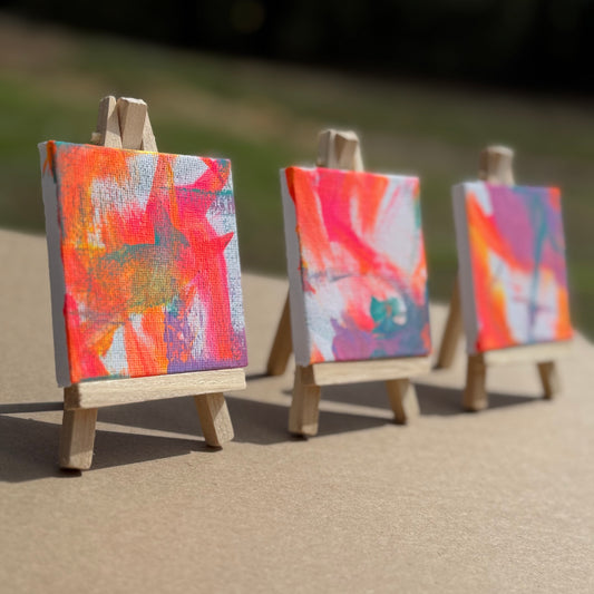 Miniature elephant painting