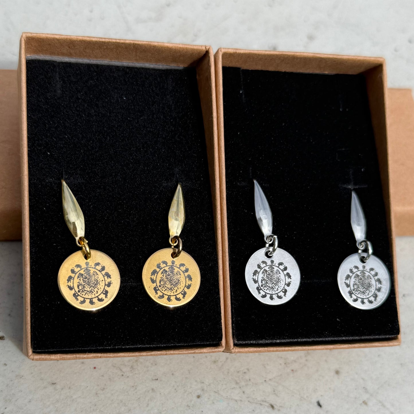 Circle of elephants Earrings